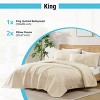 HLC.ME Lorenzo - 3 Piece Quilt Set, Lightweight Bedspread Coverlet Set - 3 of 4