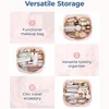 Makeup Bag, Travel Cosmetic Bag, Puffy Padded Make Up Bag for Women, Makeup Organizer Case - 4 of 4