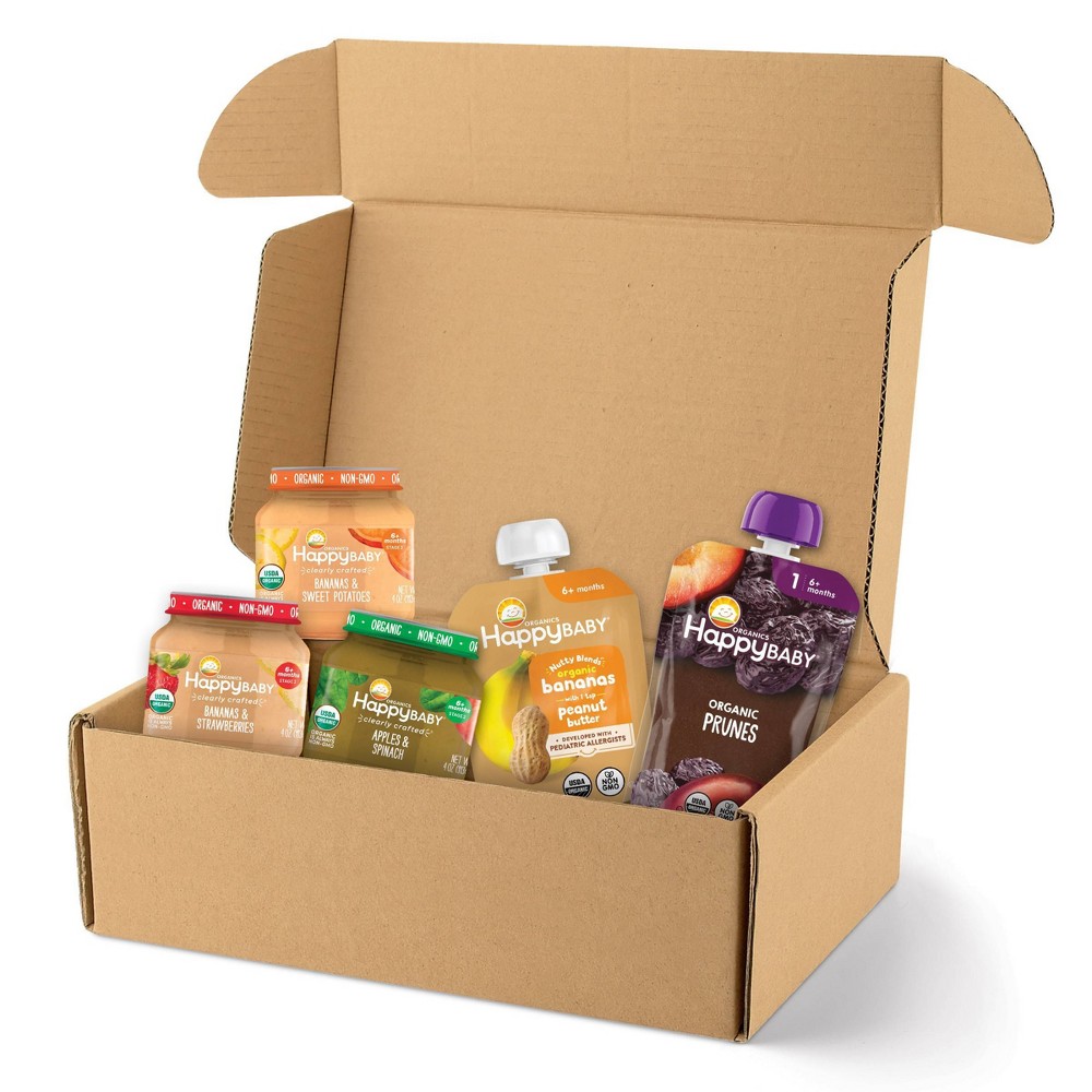 Happy Baby Organics Clearly Crafted Assorted Flavors Baby Food - 3oz/3.5oz/4oz
