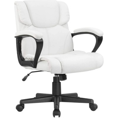 LACOO Faux Leather Ergonomic Mid-Back Desk Chair