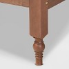 Laure French Bohemian Wood Platform Bed Frame - Baxton Studio - image 4 of 4