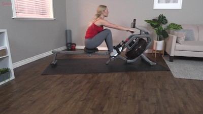 Sunny Health Water Rowing Machine Wood Sunny Health Fitness