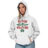 Xmas Napping Before Wrapping Presents Hoodie Sweatshirt Women Brisco Brands - 3 of 4