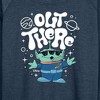 Women's - Disney - Out There Lightweight French Terry Wide Neck Long Sleeve Shirt - 2 of 4