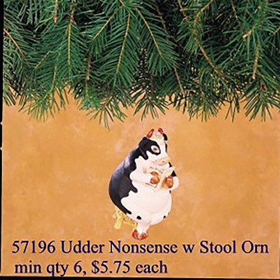 Gallerie II Udder Nonsense With Stool Ornament