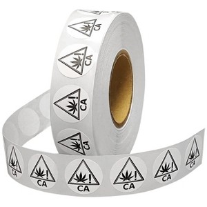 KOVOT 1500 RX Medical California Warning Labels Black Universal Symbol Stickers 0.75" Inch - 1 of 2
