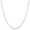 Black Bow Jewelry 1.95mm 14k White Gold Polished Flat Cable Chain Necklace - 3 of 4