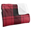 Jacksonville State University Campus Plaid Spirit Silky Touch Super Soft Throw Blanket 50x60 - 3 of 4