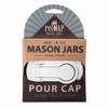 reCAP Mason Jar Pour Lid with Foldout Carry Loop, Wide Mouth with Leak-Proof Seal, USA Made - 2 of 4