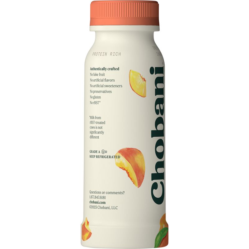 Chobani Peach Greek Yogurt Drink - 7 fl oz, 3 of 7