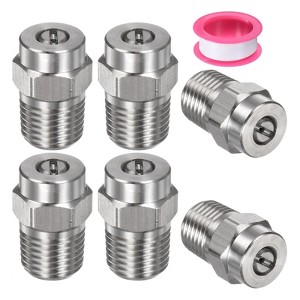 Unique Bargains Stainless Steel Durable Design Universal Surface Clean Tips 6 Pcs - 1 of 4