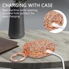 HTUTWOO for Airpods Pro 3 Diamond Case, Rhinestone Bling Glitter Shockproof Protective Cover with Keychain for Girls and Women - 3 of 4