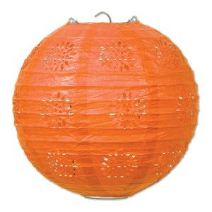 Beistle Lace Paper Lanterns, 8", (3/Pkg) - 1 of 4