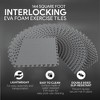 BalanceFrom Fitness Interlocking EVA Foam Exercise Mat Tiles - 3 of 4