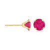 Ross-Simons 2.00 ct. t.w. Pink Topaz Martini Stud Earrings in 14kt Yellow Gold - 3 of 4