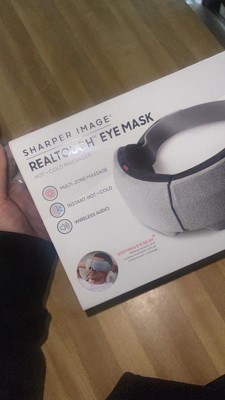 Sharper Image Realtouch Air Compression Massaging Eye Mask 