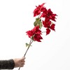 29"H Sullivans Artificial Red Poinsettia Spray, Indoor Christmas Decor - 3 of 3
