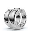 Pompeii3 5/8Ct Diamond Hooops 14k Gold Lab Created 12mm tall - 3 of 4