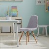 Merrick Lane Children's Lyon Faux Shearling Accent Chair, Modern Accent Chair For Bedroom, Entryway, and Living Room - 2 of 4