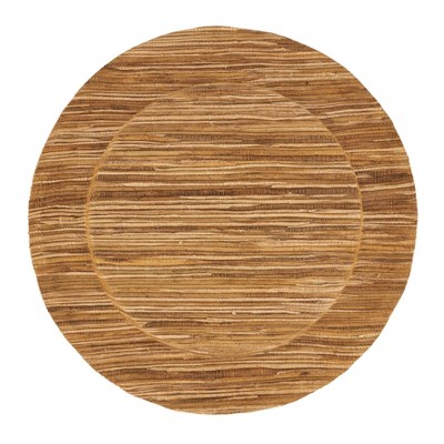 Natural Water Hyacinth Round Charger Plates Set of 4