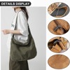 Generic Canvas Crossbody Shoulder Bag Casual Hobo Bag Travel Tote Bag Messenger Bags Cute Large Purse - 4 of 4