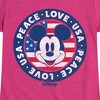 Girls' - Disney - Americana Fitted Short Sleeve Graphic T-Shirt - 2 of 4