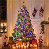 Yaheetech 6Ft/7.5Ft/9Ft Pre-lit Flocked Artificial Christmas Tree - 2 of 4