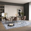 Washable Vintage Area Rug for Living Room, Non-Slip Non-Shedding Carpet, Low Pile Foldable Soft Accent Rug, Indoor Floor Mat for Bedroom, Dining Room - 4 of 4