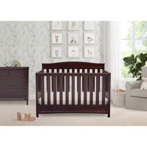 Delta Children Emery 4-in-1 Convertible Crib - Dark Chocolate - 1 of 4