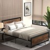 Full Size Bed Frame with Headboard and Footboard - 2 of 4