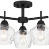 Minka Lavery Camrin 16" Wide Coal 3-Light Ceiling Light - 3 of 3