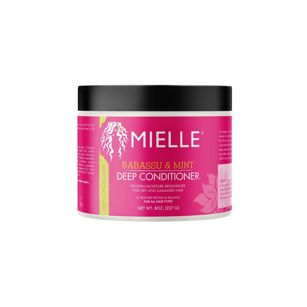 Photos - Hair Product Mielle Organics Babassu Mint Deep Conditioner - 8oz