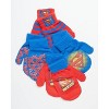 Superman Boys 4 Pack Mittens Set for Winter,  Toddler Boys Ages 2-4 - 3 of 4