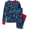 Lands' End Kids Pattern Snug Fit Pajama Set - 2 of 2
