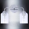 Urban Ambiance Luxury New Traditional Bath Light,  11''H x 15''W,  Polished Chrome Finish, ULB2090 - 4 of 4