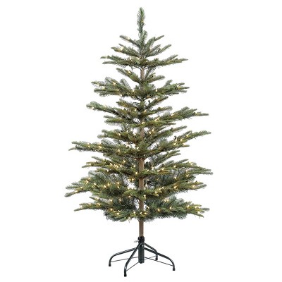 4.5ft Pre-lit Artificial Christmas Tree Alaskan Fir : Target