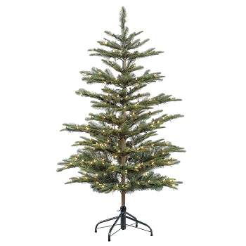 4.5ft Pre-lit Artificial Christmas Tree Alaskan Fir