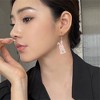 Playful Bunny Drop Earrings - Whimsical Acrylic Animal Design, a Charming Statement for Seasonal Celebrations - 3 of 4