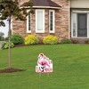 Big Dot of Happiness Flamingle Bells - Outdoor Lawn Sign - Tropical Christmas Party Yard Sign - 1 Piece - 3 of 4