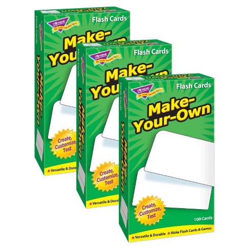 Trend Make-your-own Skill Drill Flash Cards, 3 Packs : Target