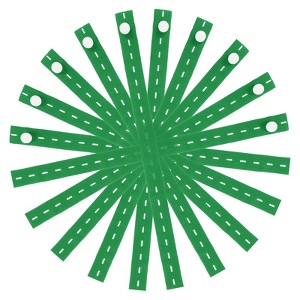 Unique Bargains Polyester Clothes Storage Elastic Band with Buttonhole for Drawer Blanket 20 Pcs - 1 of 3