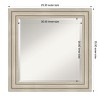 Amanti Art Sierra Beveled Wood Framed Bathroom Vanity Wall Mirror - 3 of 4