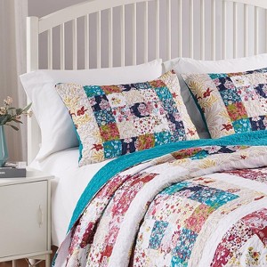 Greenland Home Fashions 2106BKS Harmony King Pillow Shams, 20x36 Inches - 1 of 4