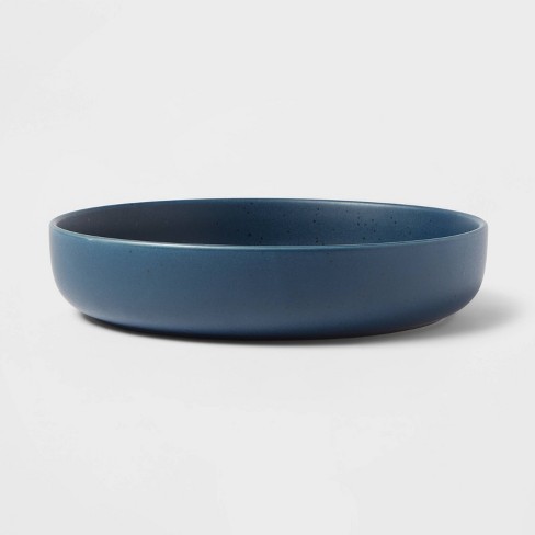 Mushie Round Dinner Bowl Powder Blue 2s