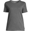 Lands' End Women's Relaxed Supima Cotton Crew Neck T-Shirt - 3 of 4