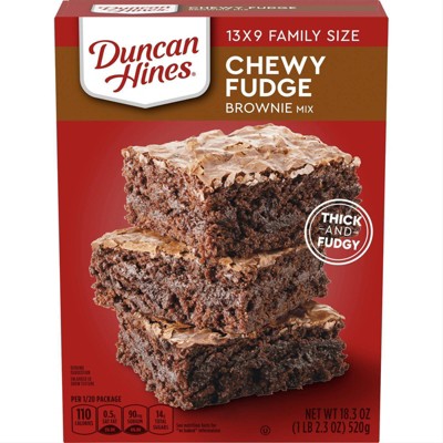 Duncan Hines Chewy Fudge Brownie Mix - 18.3oz