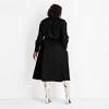 Women's Collared Long Sleeve Smocked Midi Shirtdress - Future Collective - 2 of 3