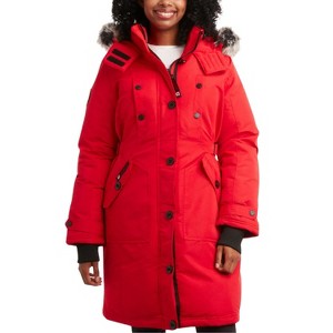CANADA WEATHER GEAR Women's Winter Coat - Women's Parka and Long Winter Jackets for Women with Removable Faux-Fur Hood (S-3X) - 1 of 4
