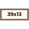 PosterPalooza | Panoramic Museum Gold Picture Frame - UV Acrylic, Foam Board Backing, Hanging Hardware - 2 of 4