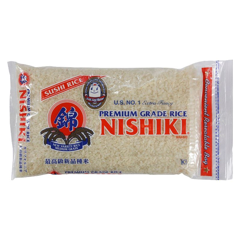 Nishiki Premium Grade White Sushi Rice - 2lbs, 1 of 4